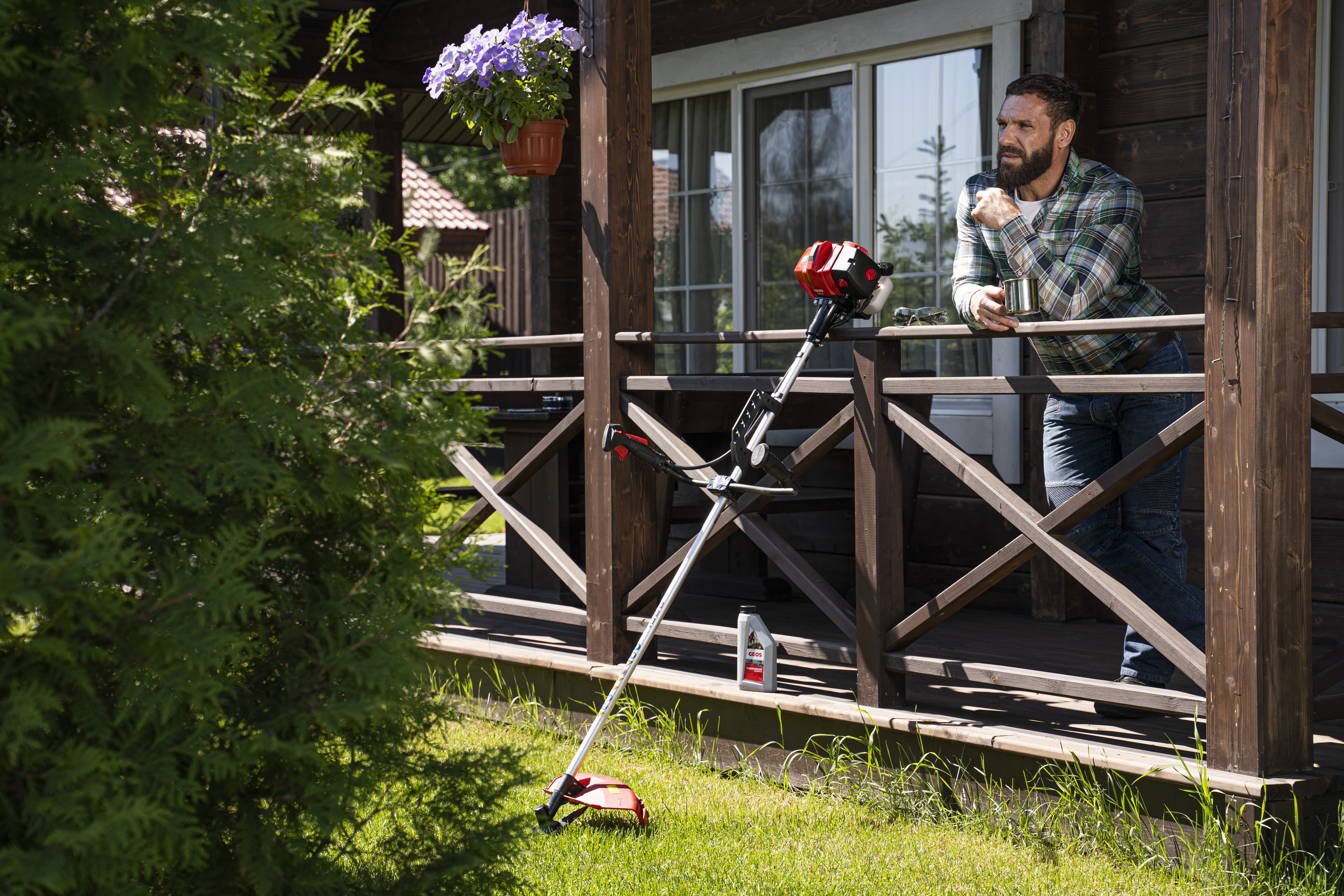 Мотокоса бензиновая GEOS Max Comfort 126 B (упаковка 2 кор)