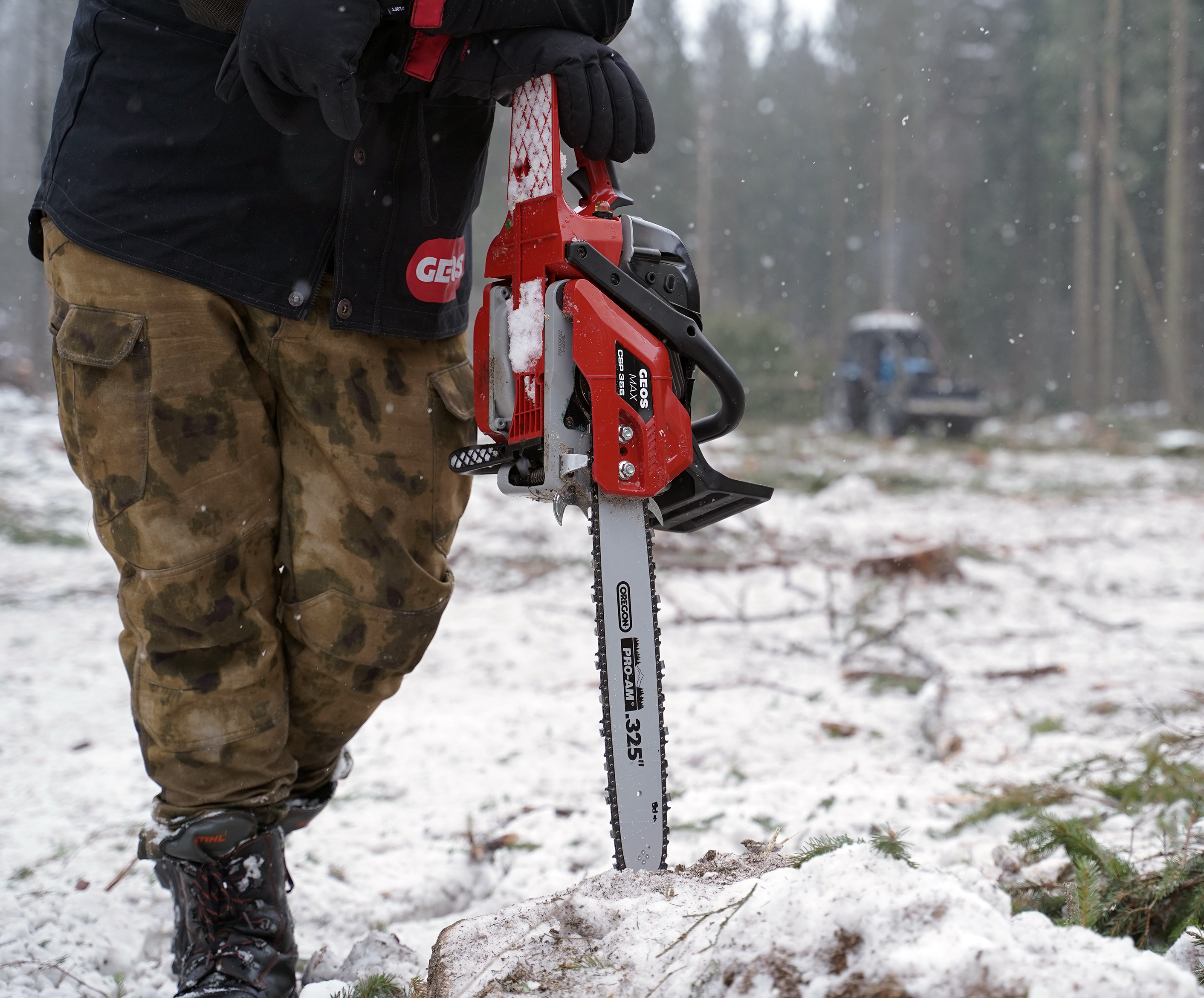 Мотопила цепная бензиновая GEOS Max CSP356