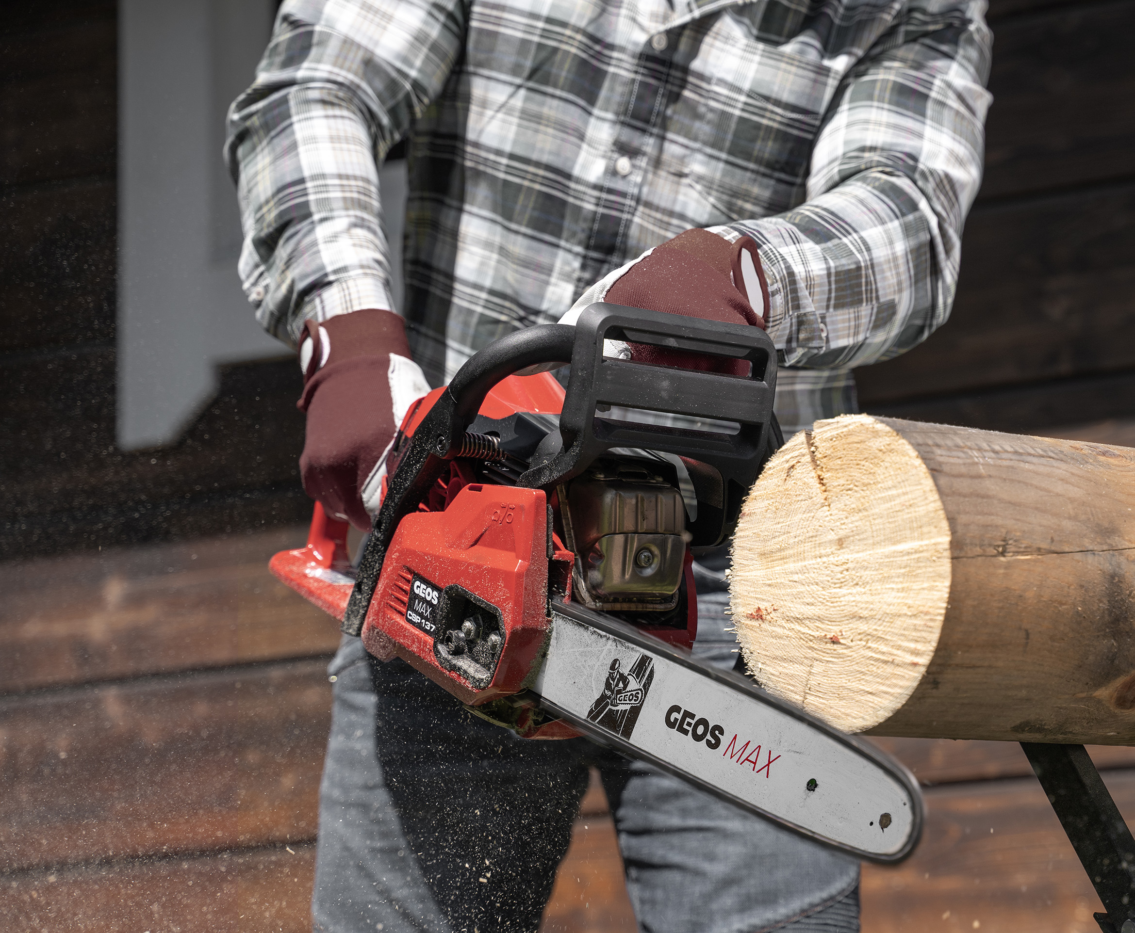 Мотопила цепная бензиновая GEOS Max CSP137