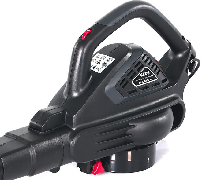 <b>Мощный электромотор 3 кВт</b> с ручным регулятором мощности обеспечит максимальную эффективность.
Скорость воздушного потока - 317 км/ч.
Расход воздуха - 400 куб.м/ч.