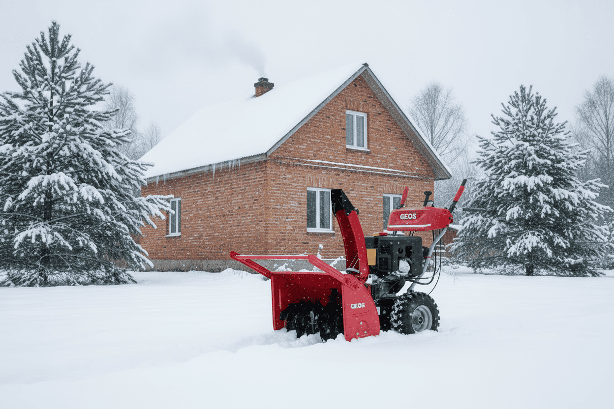 Выбираем идеальный снегоуборщик GEOS для частного дома: SnowLine или Arctic Line?