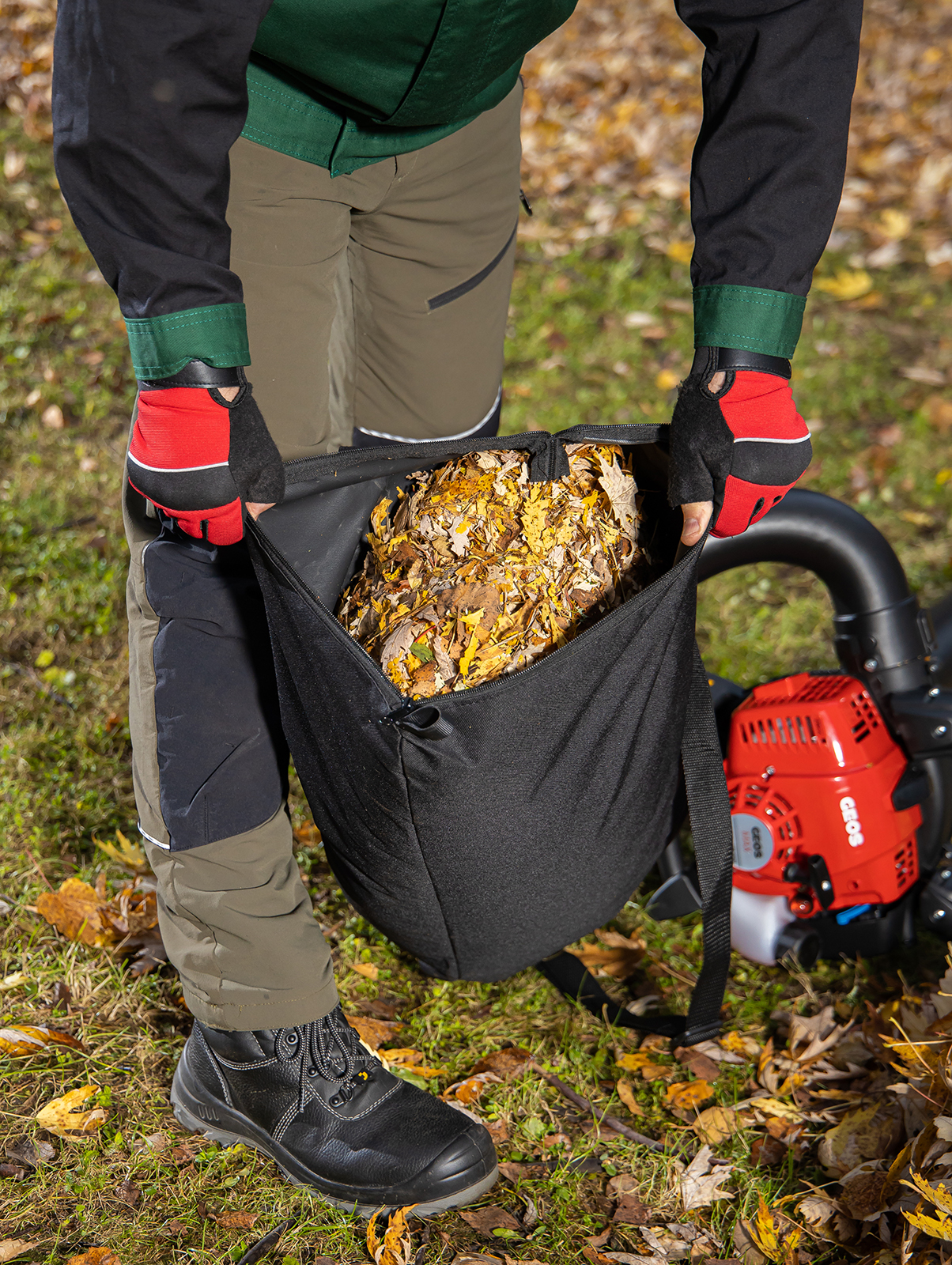 Набор для воздуходува GEOS Max HB 330 (комплект дооснащения воздуходува для сбора мусора в мешок)