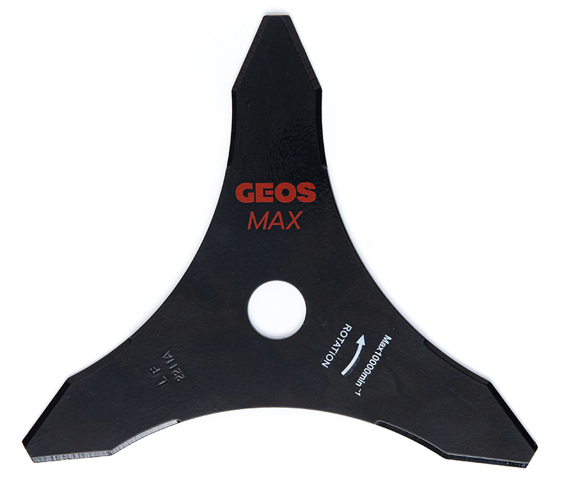 Нож GEOS Max 255мм, 25.4мм, 3-лопастной для мотокос 
