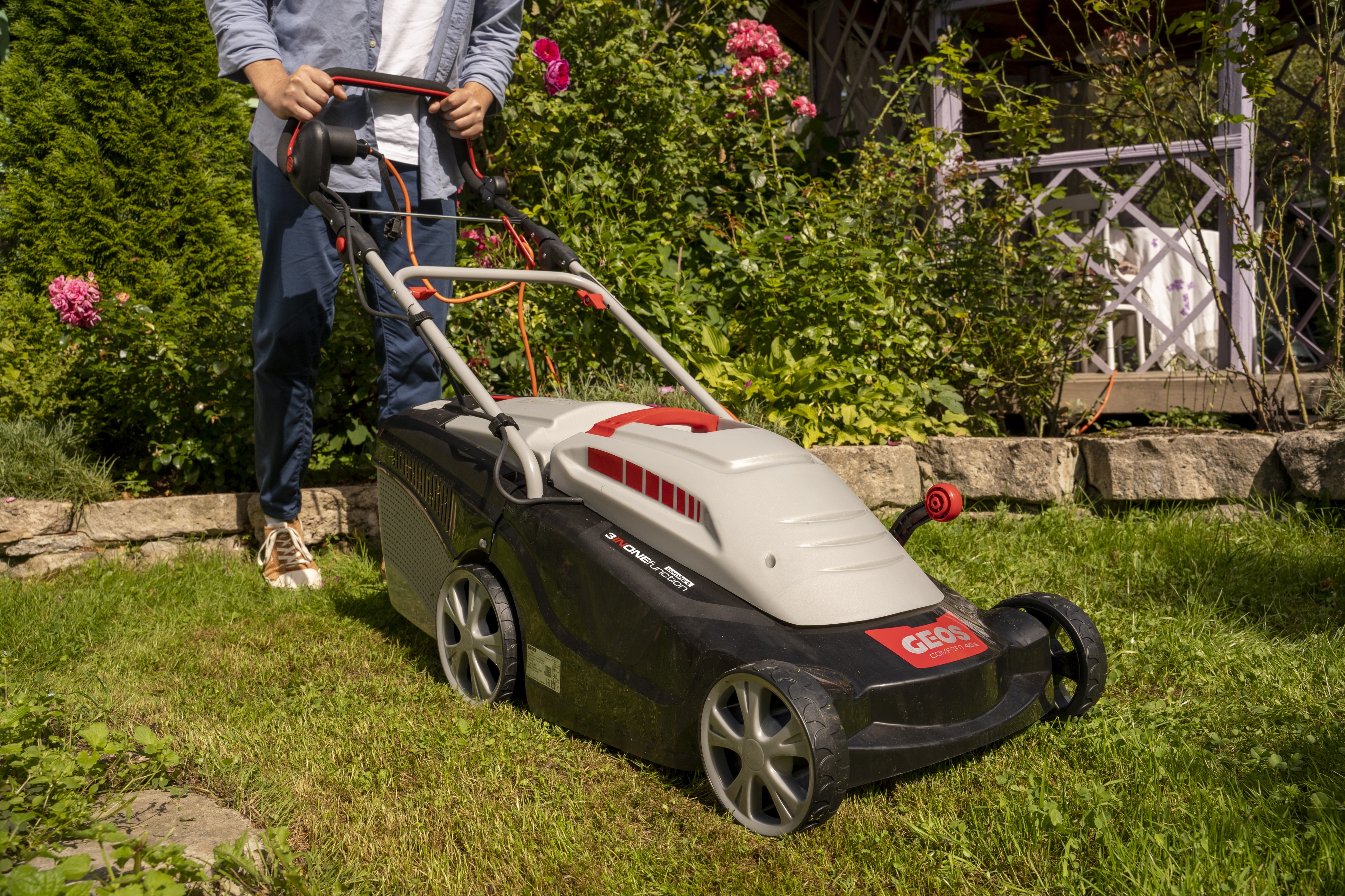 Газонокосилка электрическая GEOS Comfort 40 Е (1,4 кВт)