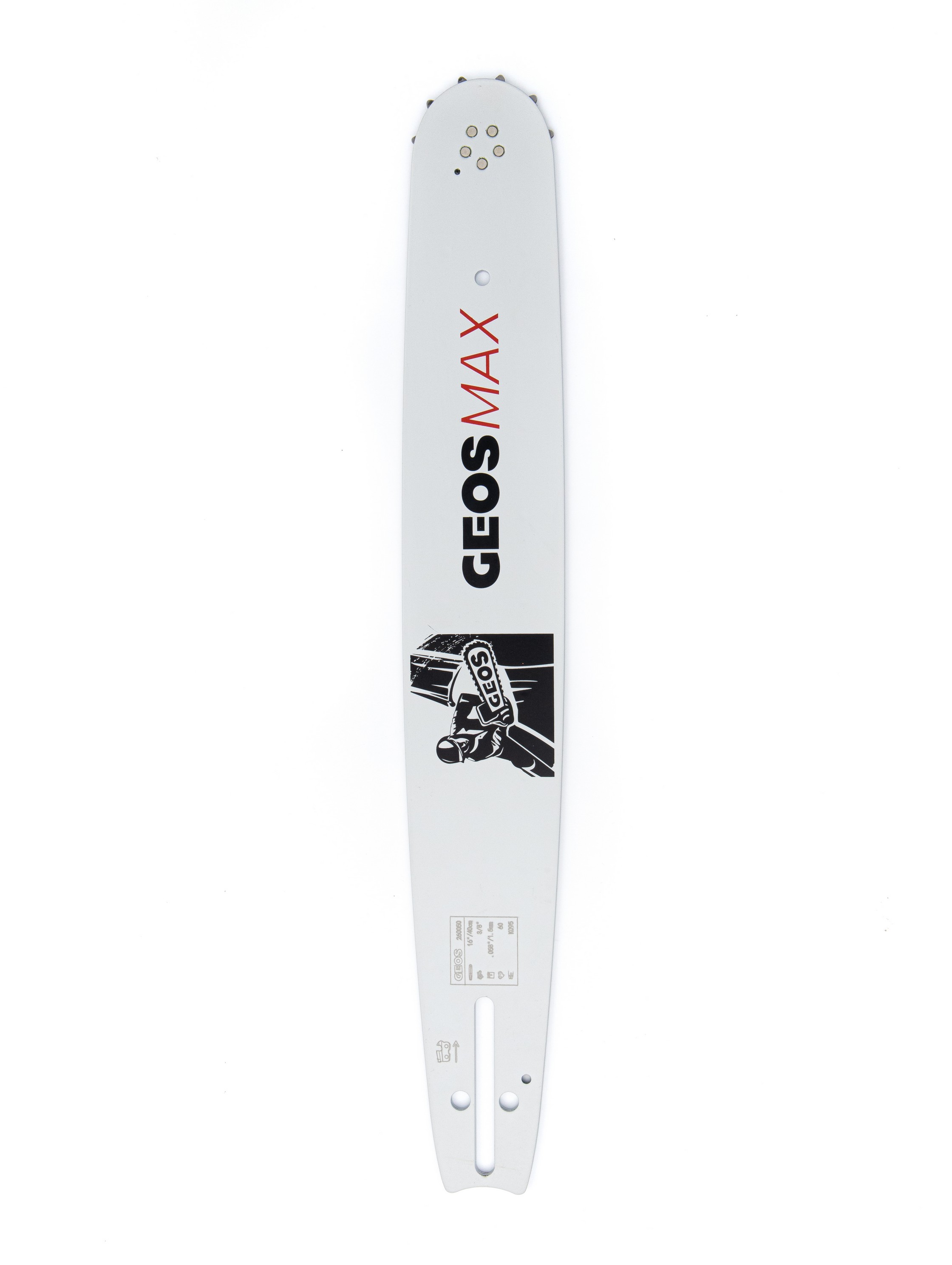Шина пильная GEOS Max (16", 3/8", 1.5мм, 60 звеньев, SN (11 зубьев), K095)