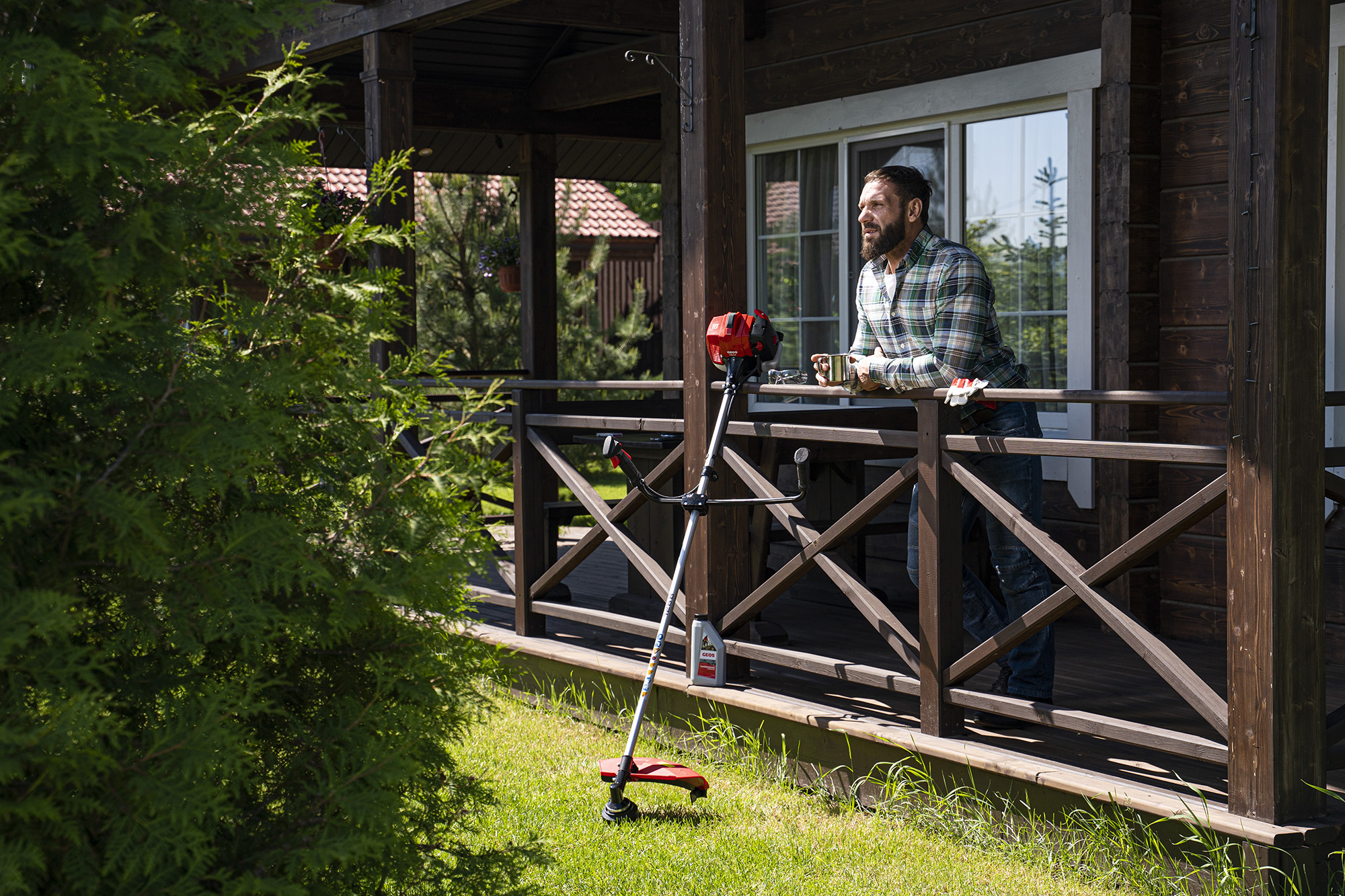 Мотокоса бензиновая GEOS Max Comfort 126 B