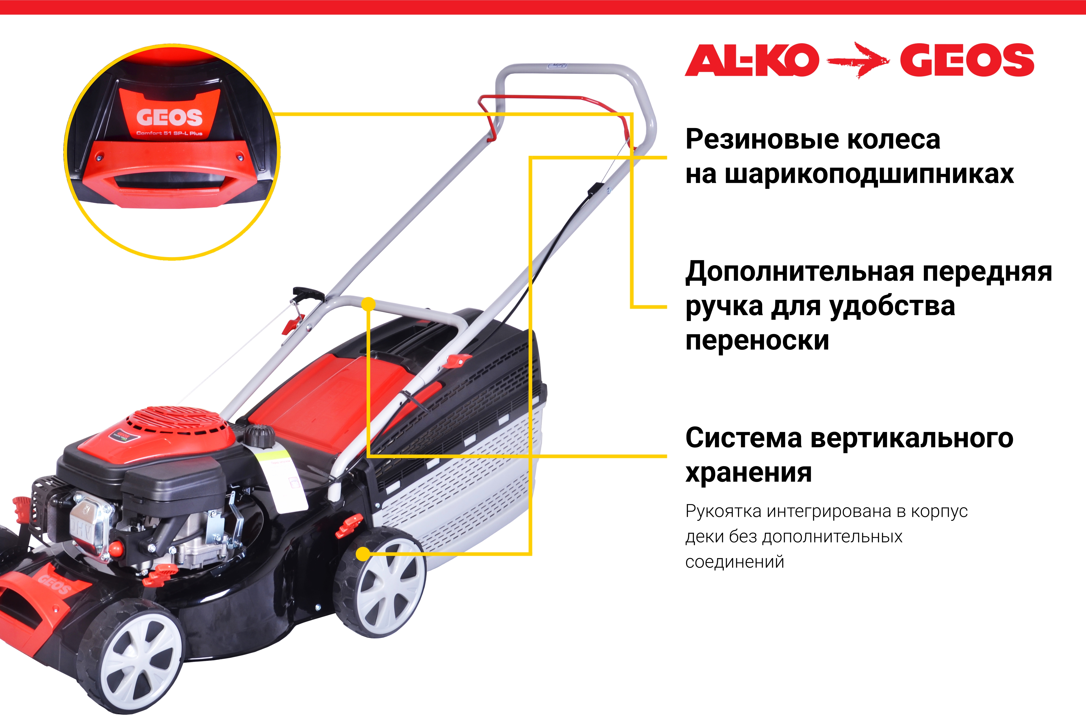 Газонокосилка бензиновая GEOS Classic 42 P-S