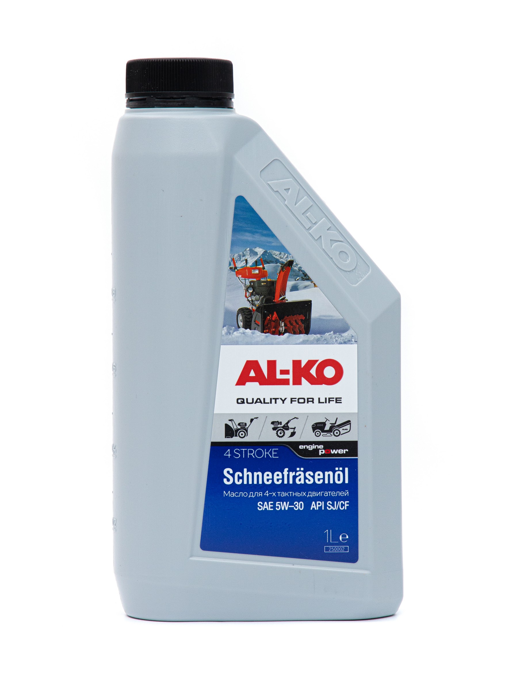 Масло для 4-тактных двигателей всесезонное AL-KO, полусинтетическое, SAE 5W-30 (зимнее), 1л