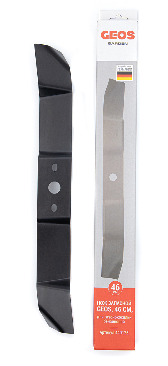Нож запасной, мульчирующий GEOS, 46см, для газонокосилки бензиновой