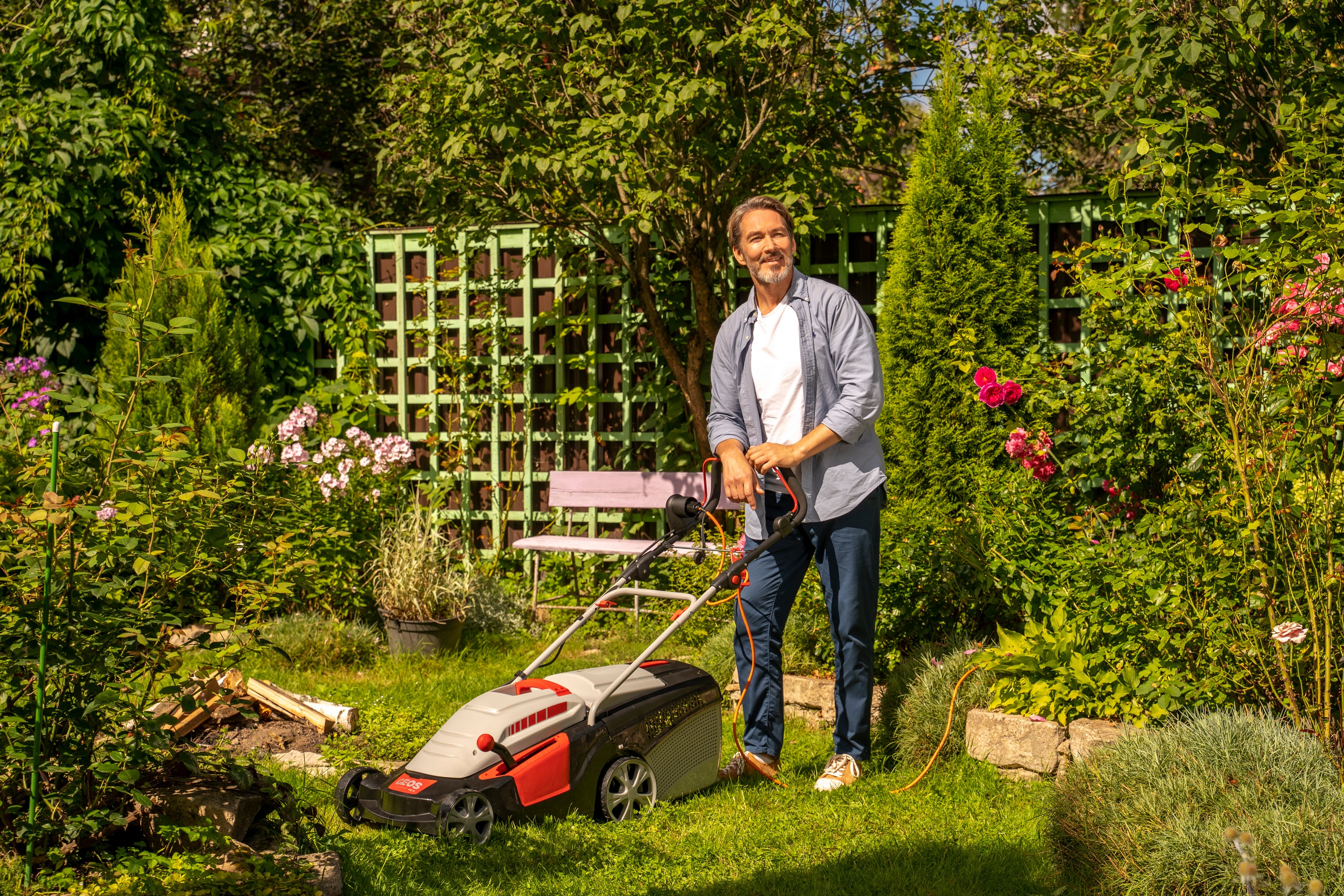 Газонокосилка электрическая GEOS Comfort 40 Е (1,4 кВт)