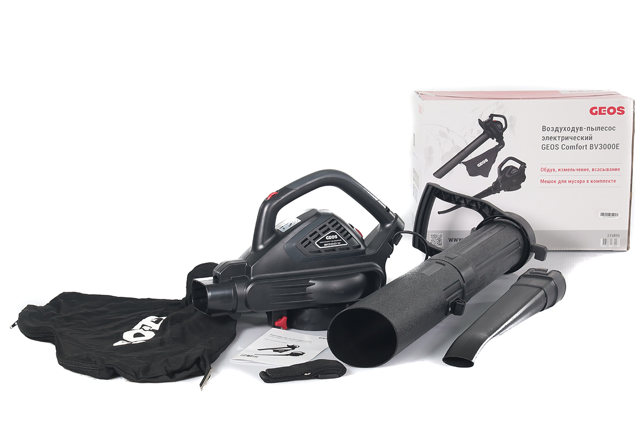 Воздуходув-пылесос электрический GEOS Comfort BV3000E